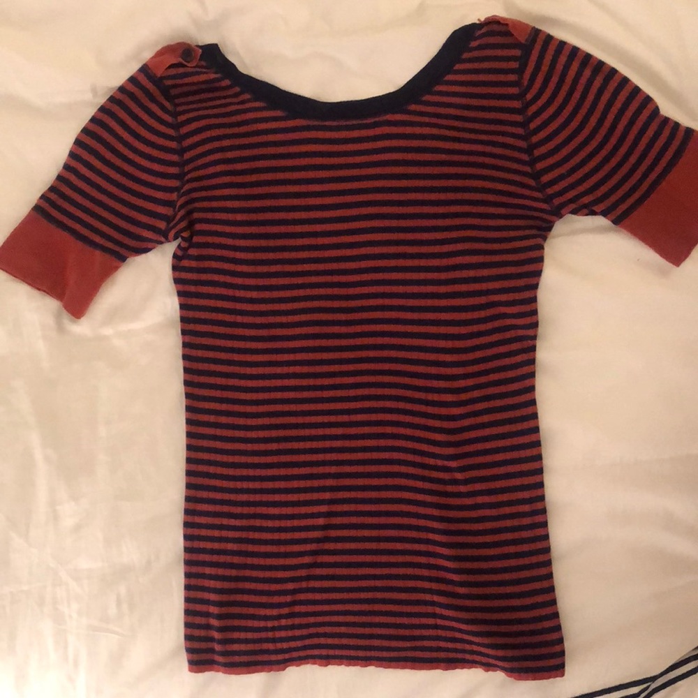 Scoop neck Marc Jacob’s cotton striped shirt (Size M)